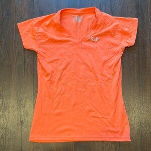 Under Armour Women's V-Neck Top Orange